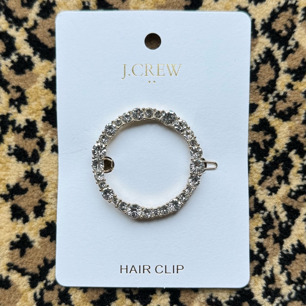 J. Crew rhinestone hair clip (NWT)